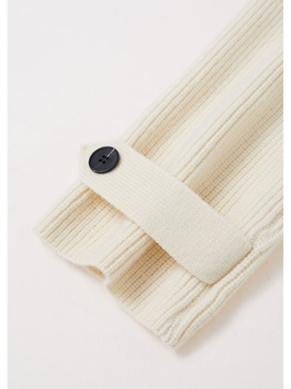 Chic Ivory Belted Double-breasted Knit Coatigan Cardigan Trench Coat. Sz L. - Picture 8 of 11